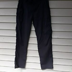 Prana Men's Charcoal Cargo Pants Size Med X 32 Hiking Climbing Travel